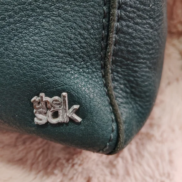 The Sak, Chic, Teal Leather Shoulder Bag - Picture 3 of 9